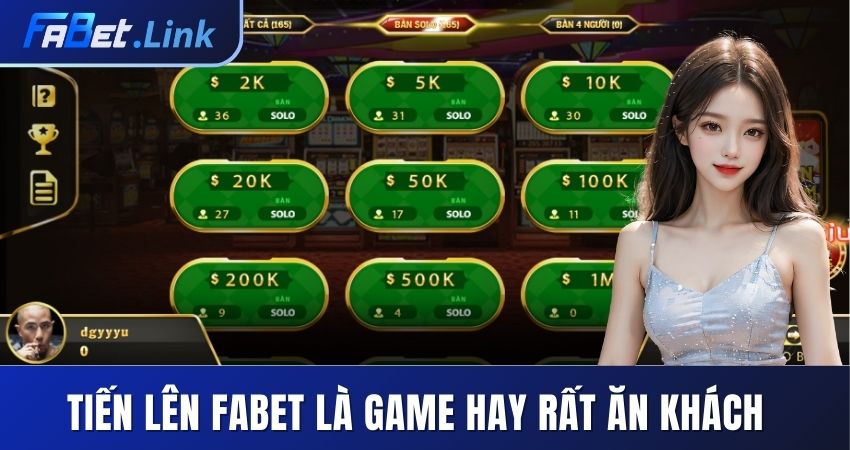 TIẾN LÊN FABET - TRẢI NGHIỆM CƯỢC NHẬN VỀ THƯỞNG LỚN 11 TIẾN LÊN FABET LÀ GAME HAY RẤT ĂN KHÁCH
