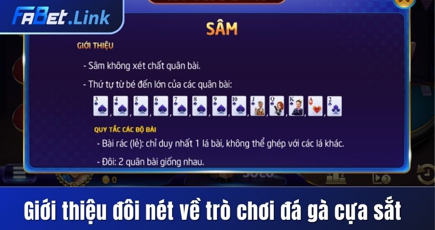 SÂM LỐC FABET - CƠ HỘI RINH THƯỞNG VỚI GAME BÀI ĐẲNG CẤP 8 VÀI NÉT VỀ GAME BÀI SIÊU HOT SÂM LỐC FABET